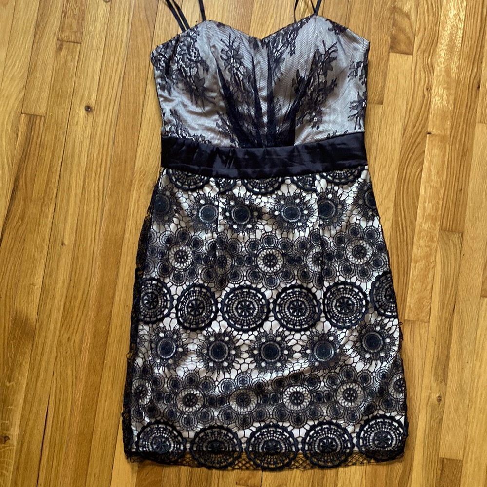 Alexia Admor Strapless Dress Lace Size Small